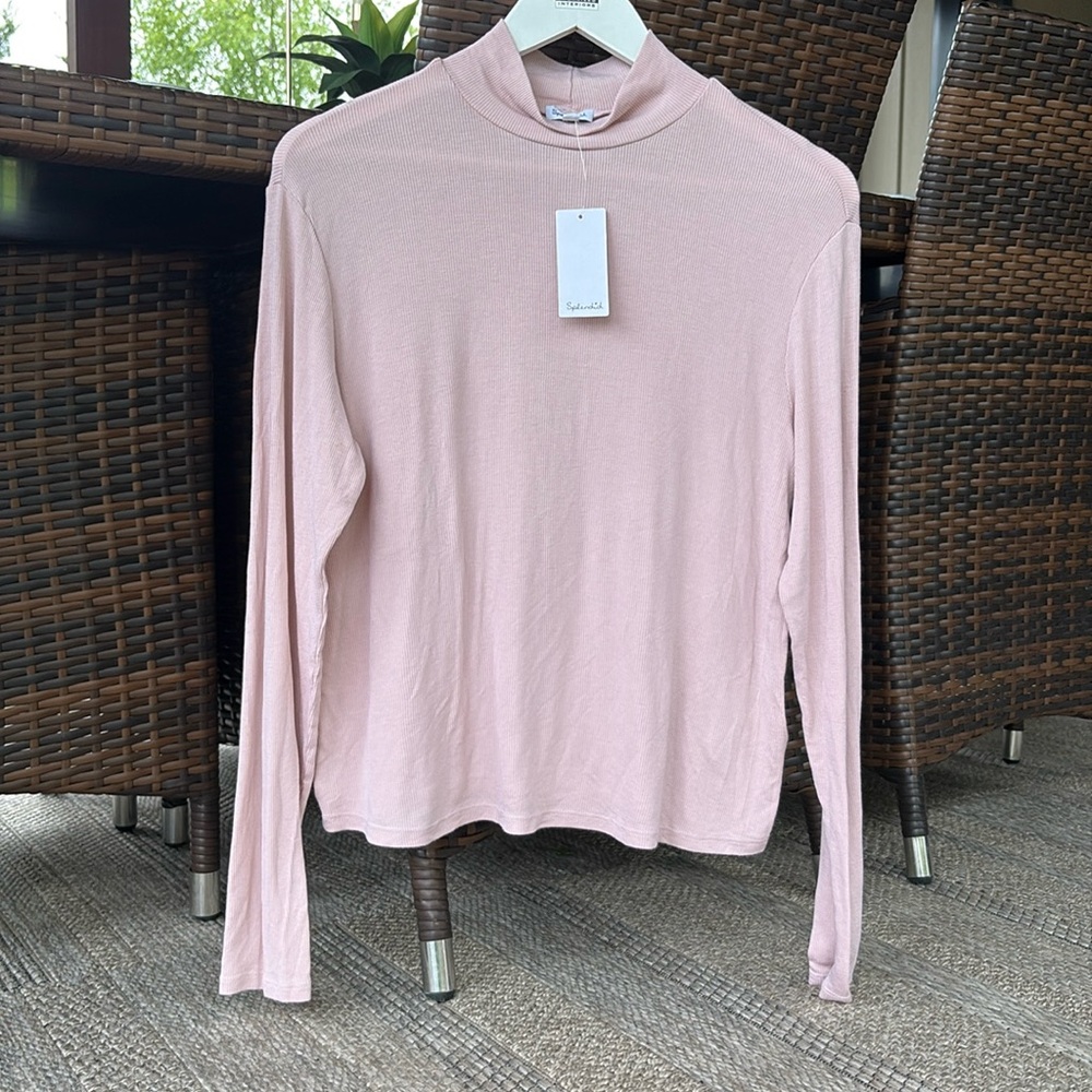 BNWT Splendid THE CLASSIC TURTLENECK long sleeve size Large